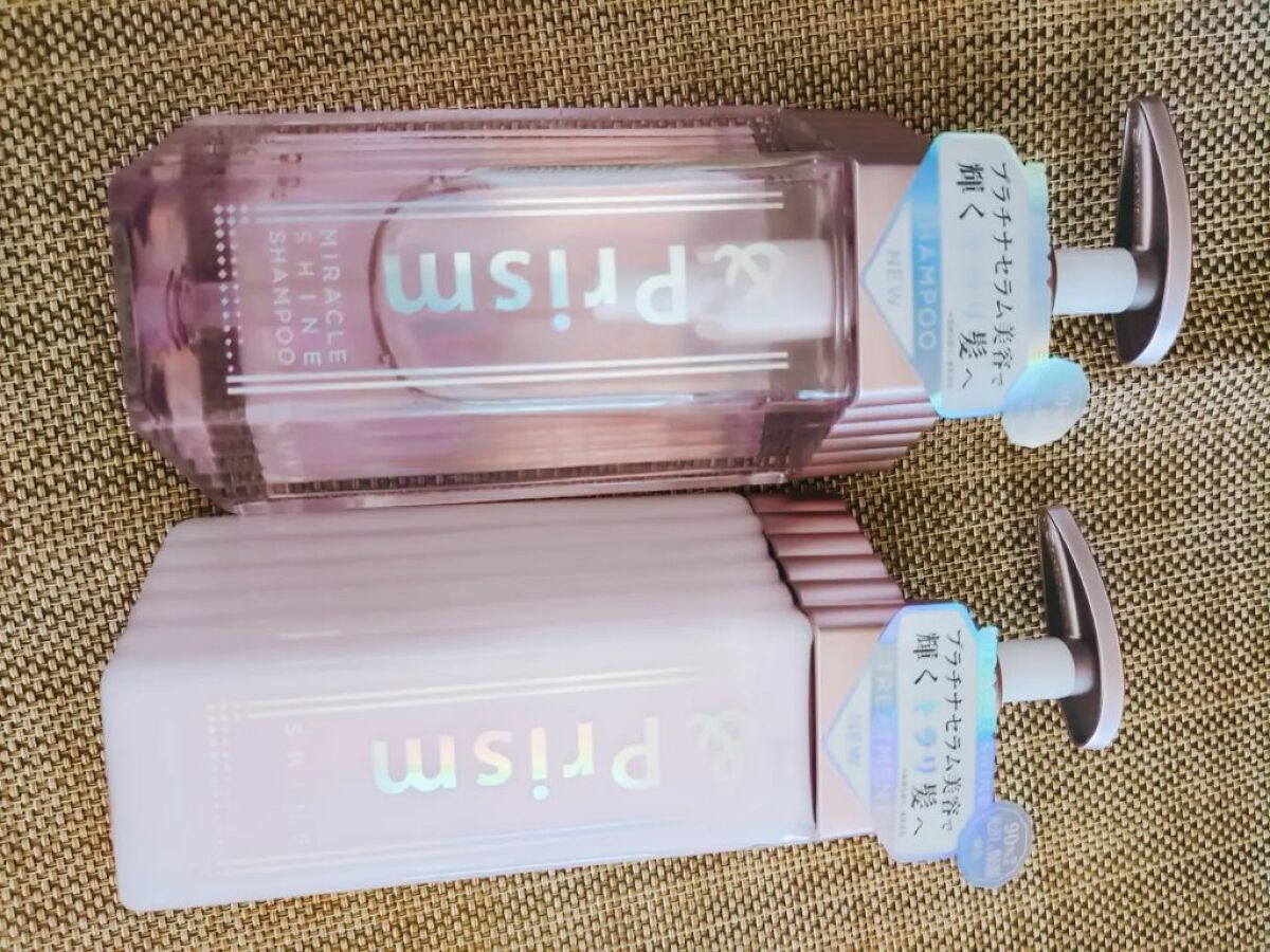 ミラクル シャイン シャンプー/ヘアトリートメント/&Prism/市販シャンプーを使ったクチコミ（1枚目）