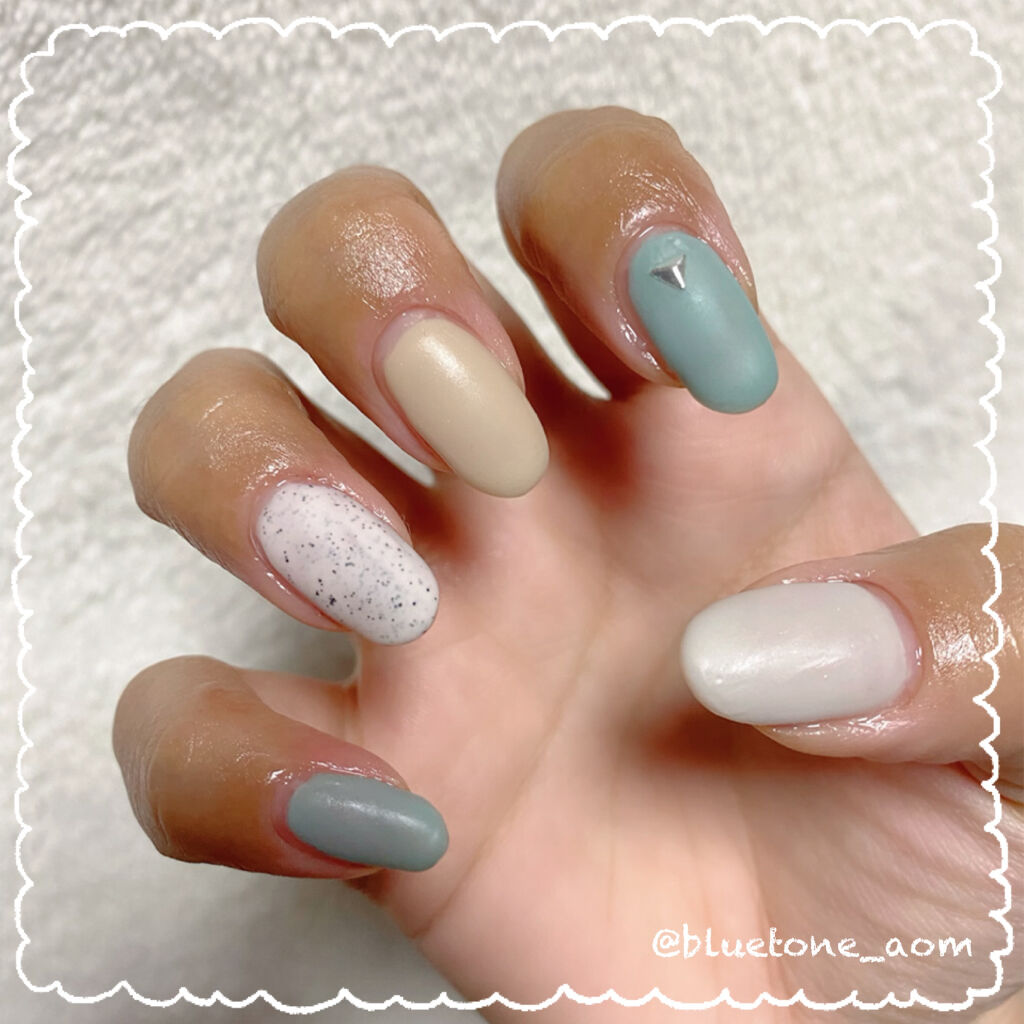 ジェルネイル（ライト対応）/セリア/ジェルネイルを使ったクチコミ（2枚目）