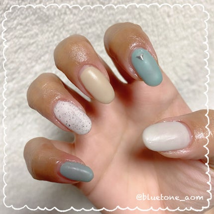 ジェルネイル(ライト対応)/セリア/ジェルネイルを使ったクチコミ(2枚目)