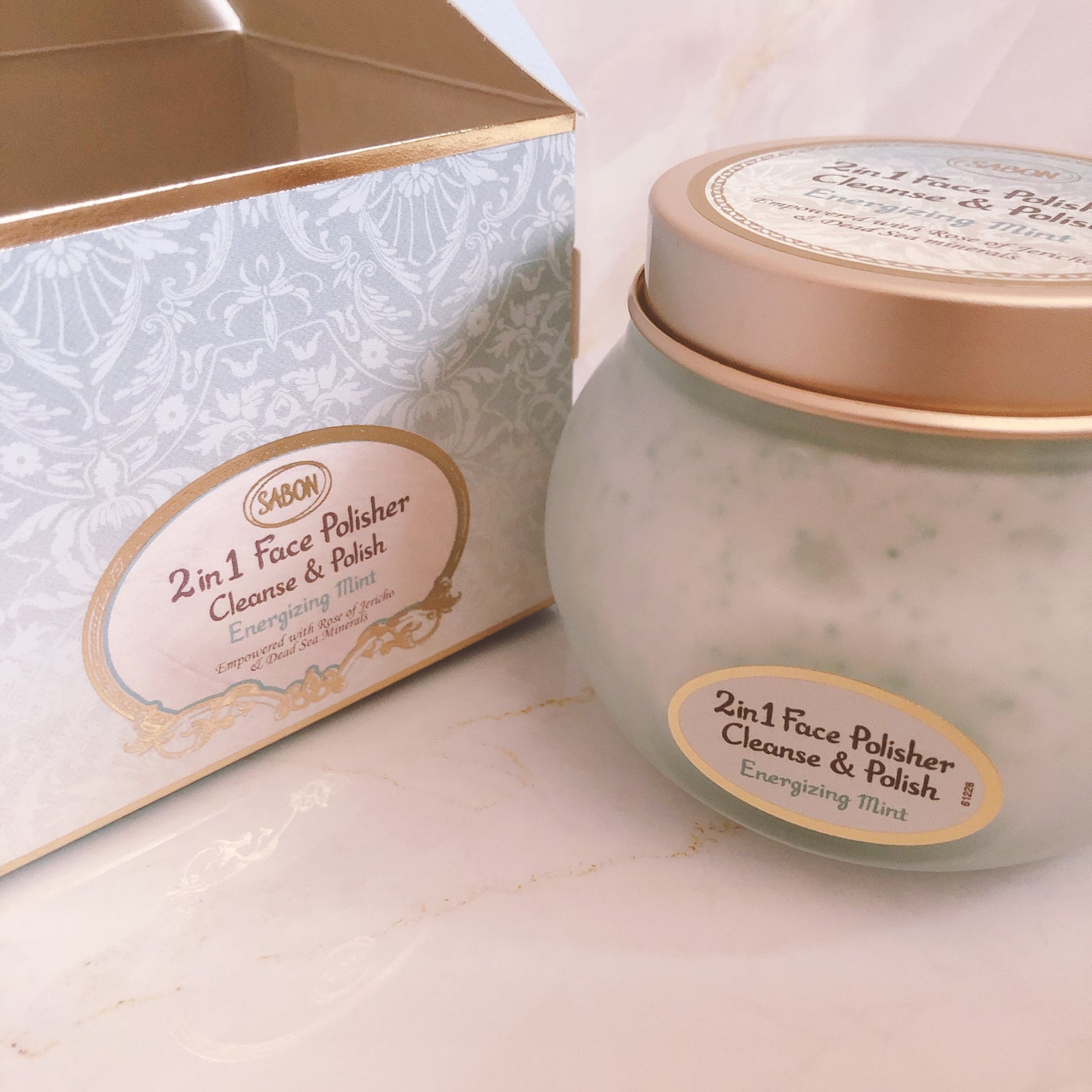 フェイスポリッシャー リフレッシング(ミント)/SABON/スクラブ・ゴマージュを使ったクチコミ(1枚目)