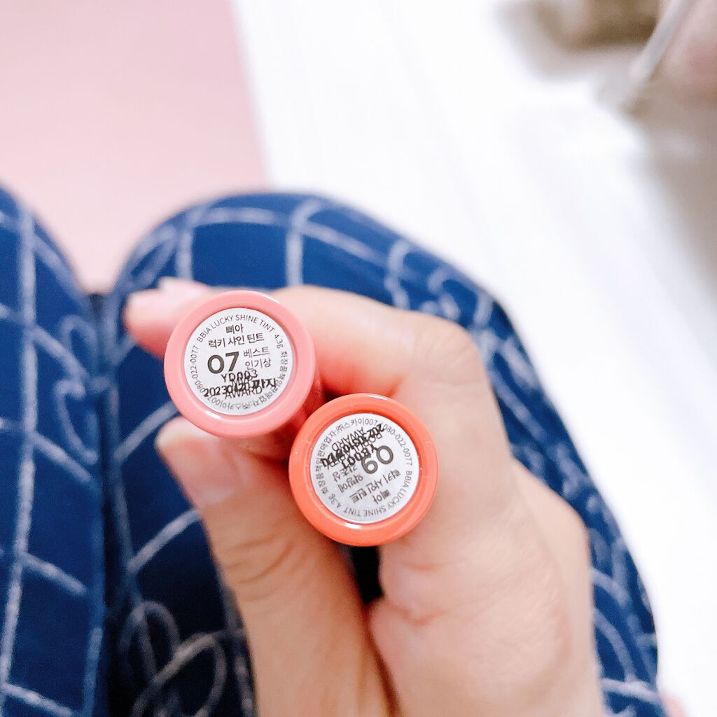 ラッキーシャインティント/BBIA/リップティントを使ったクチコミ（3枚目）