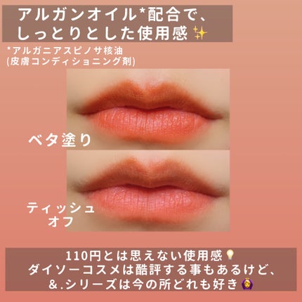 &.リップスティック テラコッタオレンジ/DAISO/口紅の画像