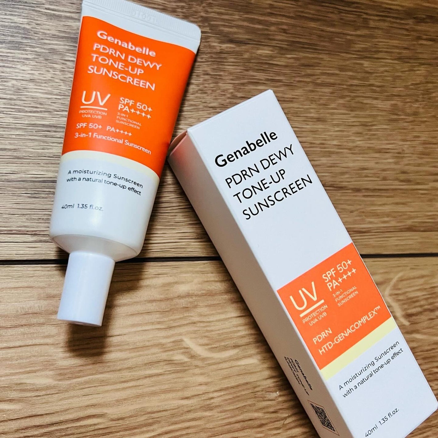 PDRNデューイートーンアップサンスクリーン/Genabelle/日焼け止めミルクを使ったクチコミ(5枚目)