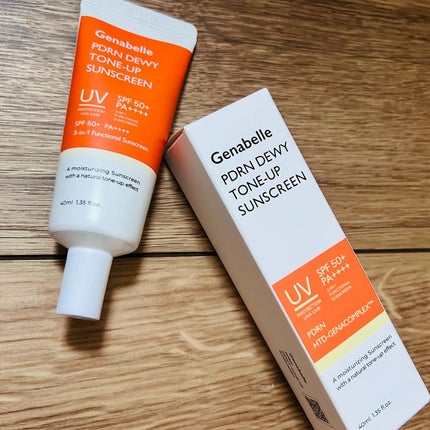 PDRNデューイートーンアップサンスクリーン/Genabelle/日焼け止めミルクを使ったクチコミ(5枚目)