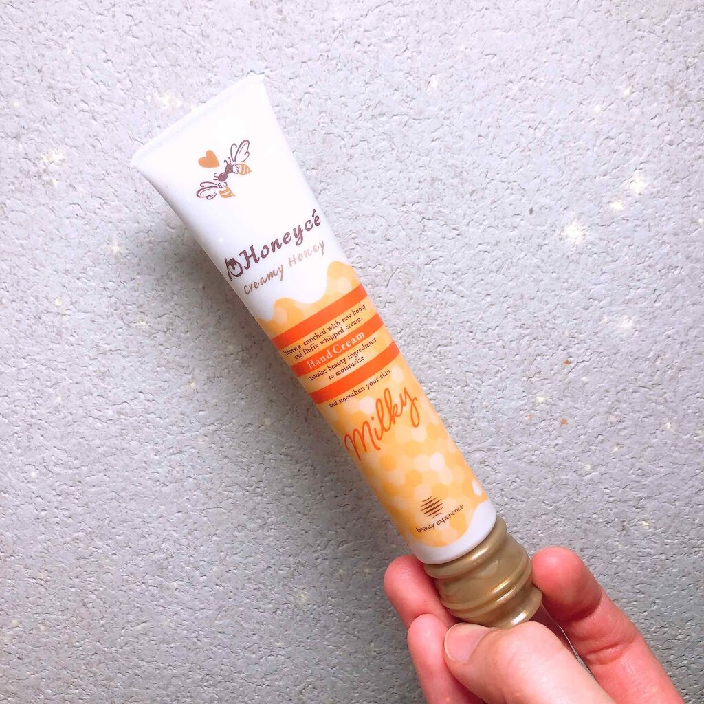 なめらかミルキー ハンドクリーム/ハニーチェ/ハンドクリームを使ったクチコミ(1枚目)