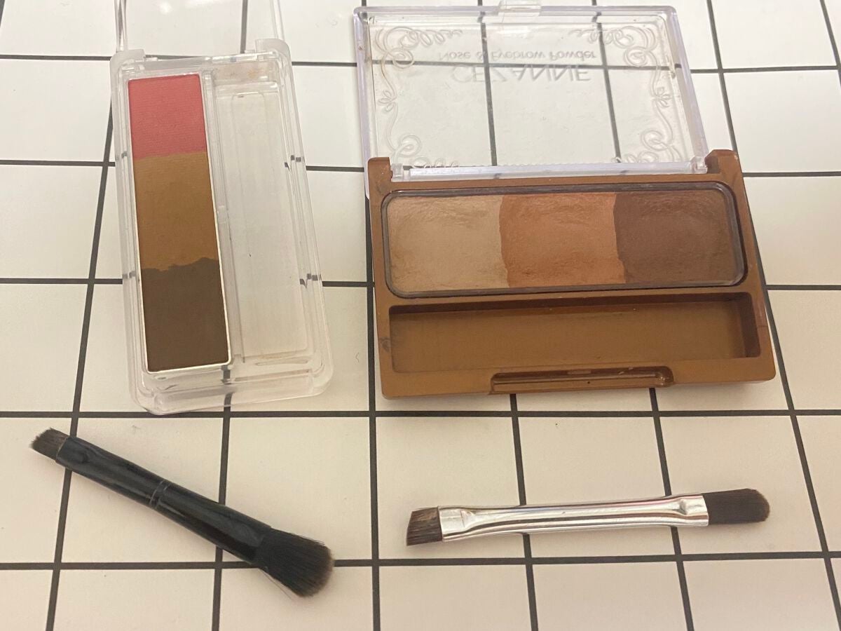 ノーズ&アイブロウパウダー/CEZANNE/パウダーアイブロウを使ったクチコミ(2枚目)