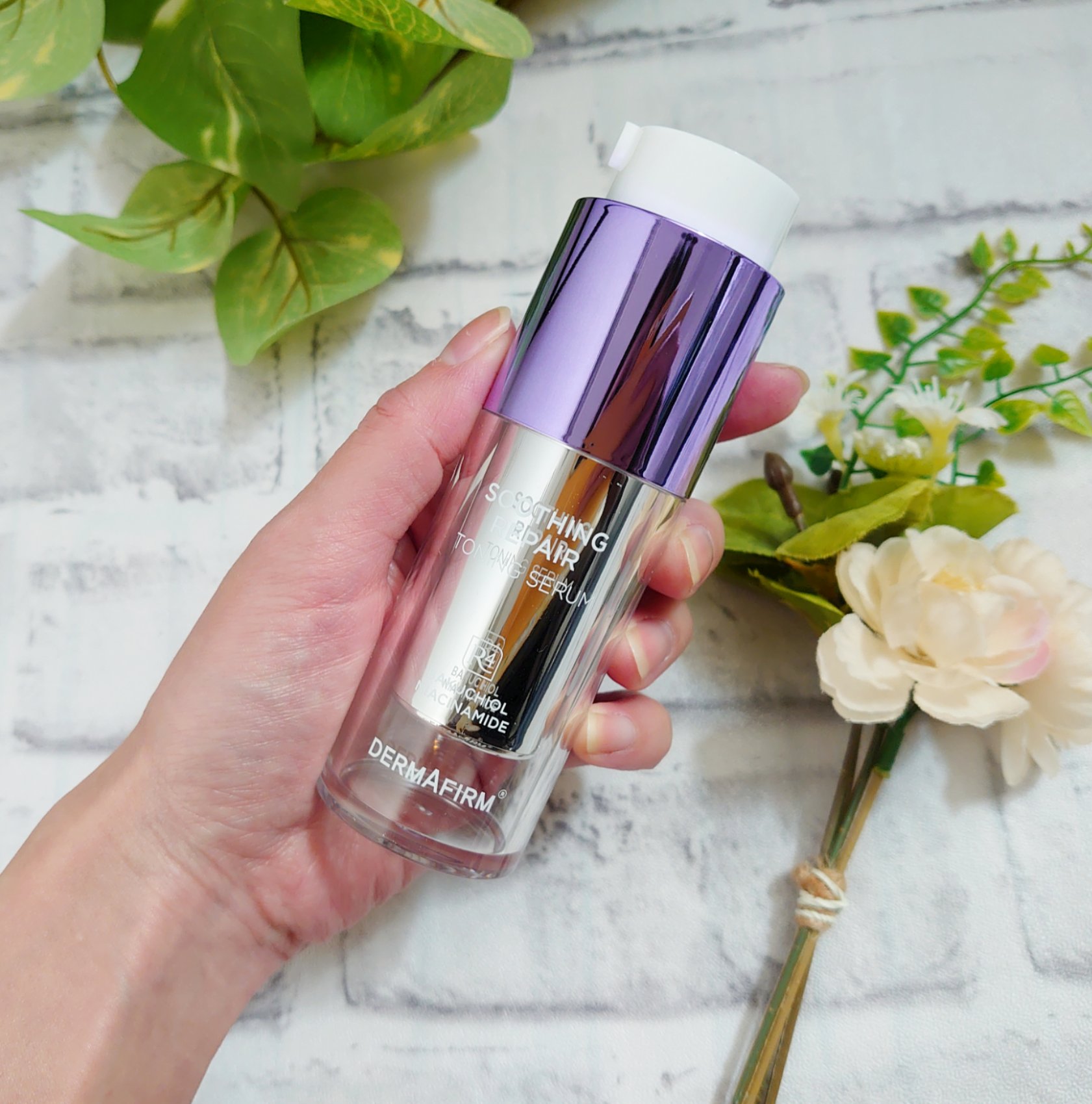 SOOTHING REPAIR TONING SERUM R4/ダーマファーム/美容液を使ったクチコミ（3枚目）