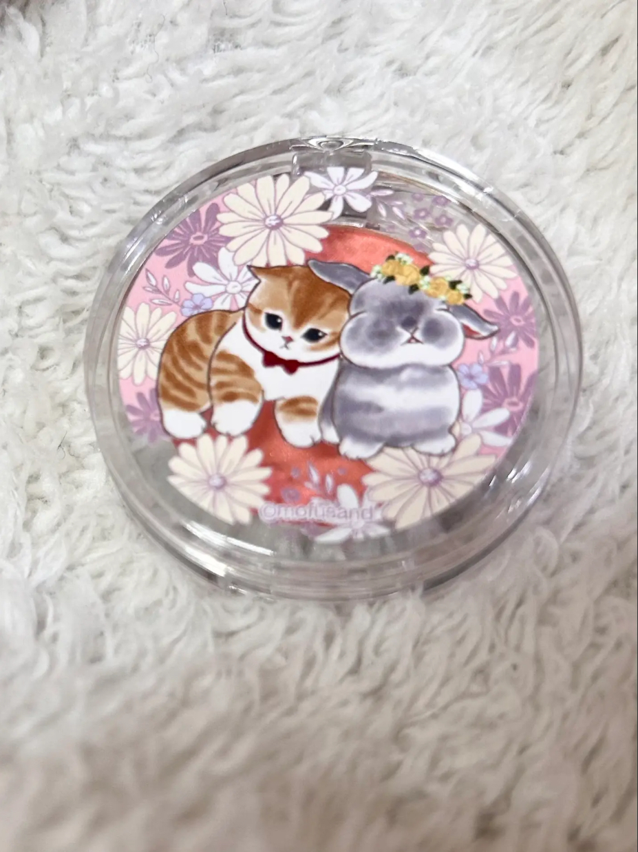 ポンデクルール　mofusand　マルチカラーパウダー うさにゃんB/クレアボーテ/単色アイシャドウを使ったクチコミ（3枚目）