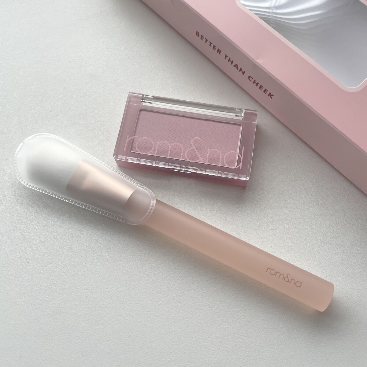 ベターザンチーク N02 VINE NUDE/rom&nd/パウダーチークを使ったクチコミ（2枚目）