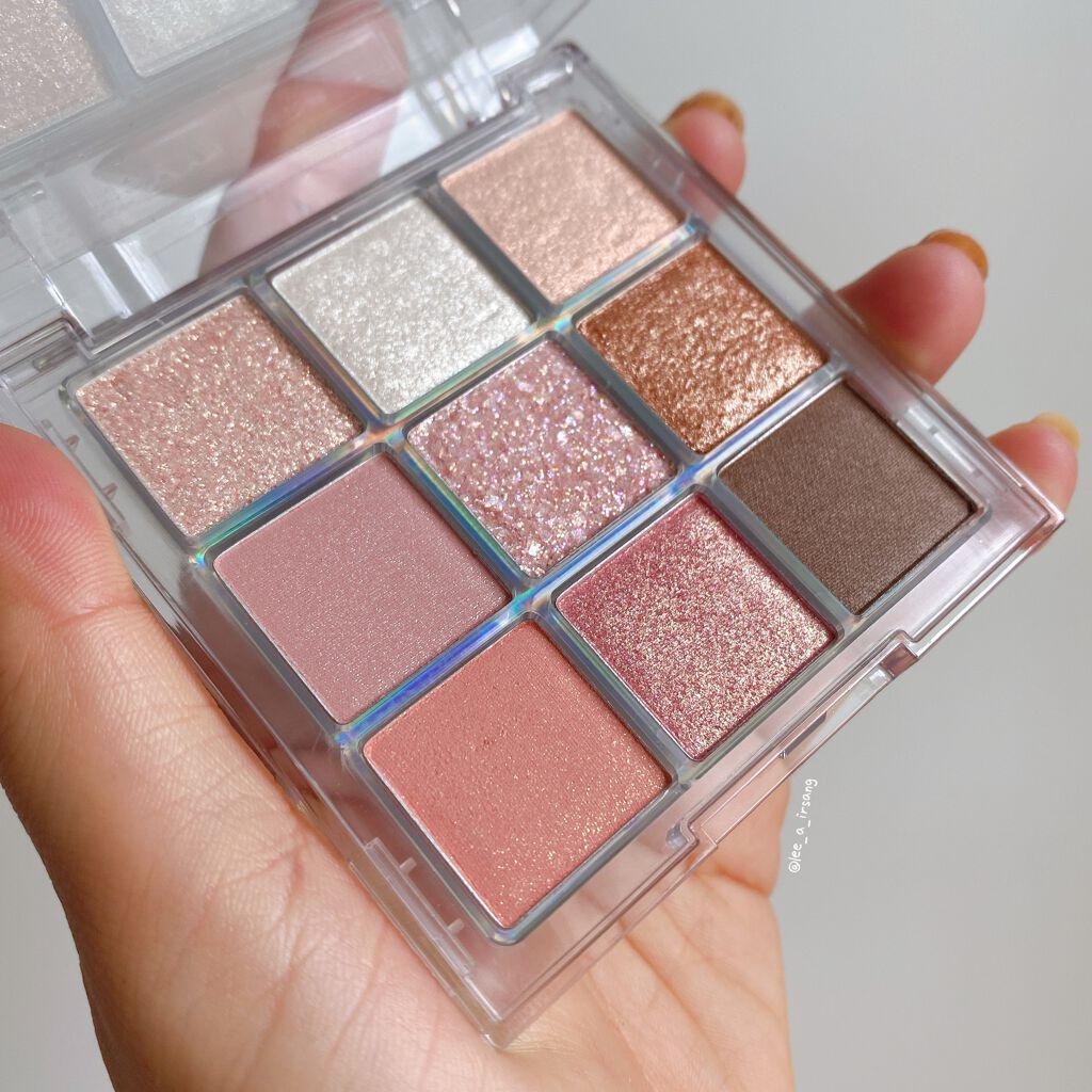 グリッターアイシャドウパレット/heimish/アイシャドウパレットを使ったクチコミ(4枚目)
