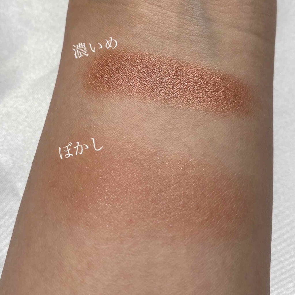 single eye color/la peau de gem./単色アイシャドウを使ったクチコミ(3枚目)