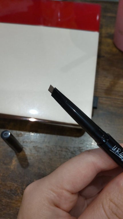 UR GLAM EYEBROW PENCIL EX(アイブロウペンシルEX) ピンクブラウン/U R GLAM/アイブロウペンシルを使ったクチコミ(2枚目)