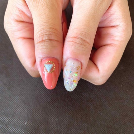 ホログラム/セリア/ネイルチップ・パーツを使ったクチコミ(2枚目)