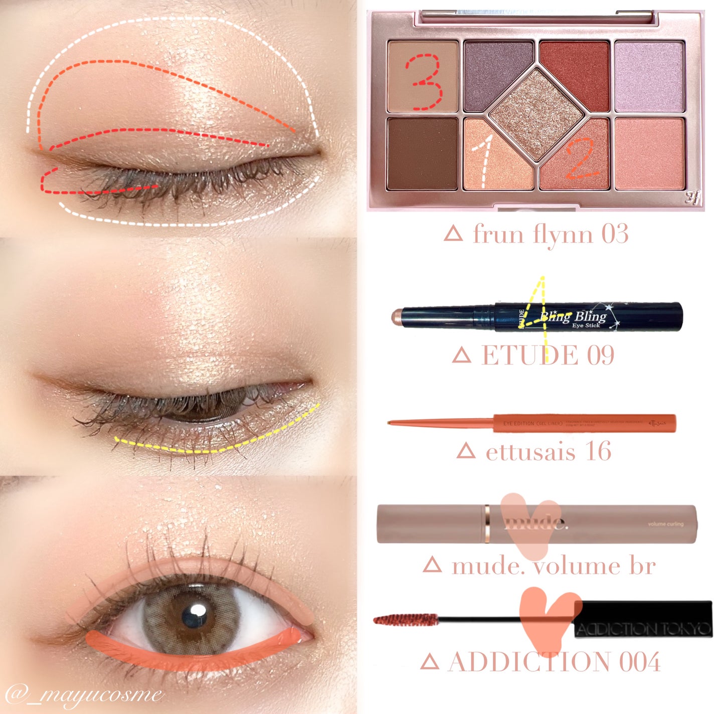 キラキラ アイシャドウ/ETUDE/スティックアイシャドウを使ったクチコミ(2枚目)