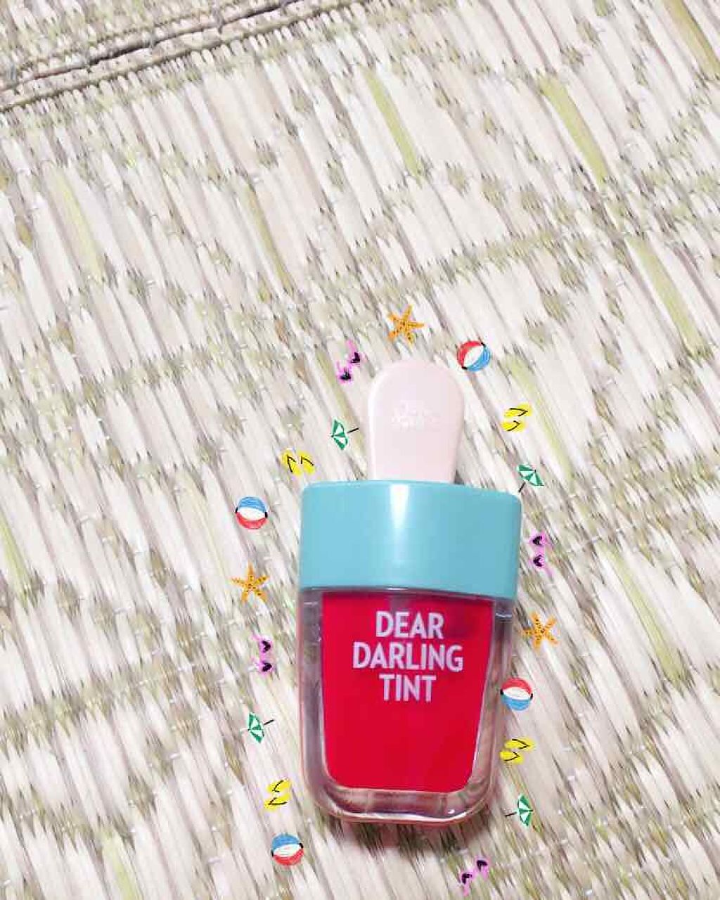 ディアダーリン ウォータージェルティント (アイスティント)/ETUDE/口紅を使ったクチコミ(1枚目)