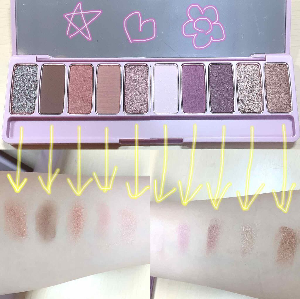 プレイカラー アイシャドウ/ETUDE/アイシャドウパレットを使ったクチコミ（2枚目）