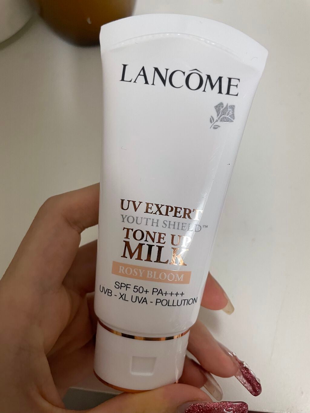 UV エクスペール トーン アップ ローズ/LANCOME/日焼け止め・UVケアを使ったクチコミ(1枚目)