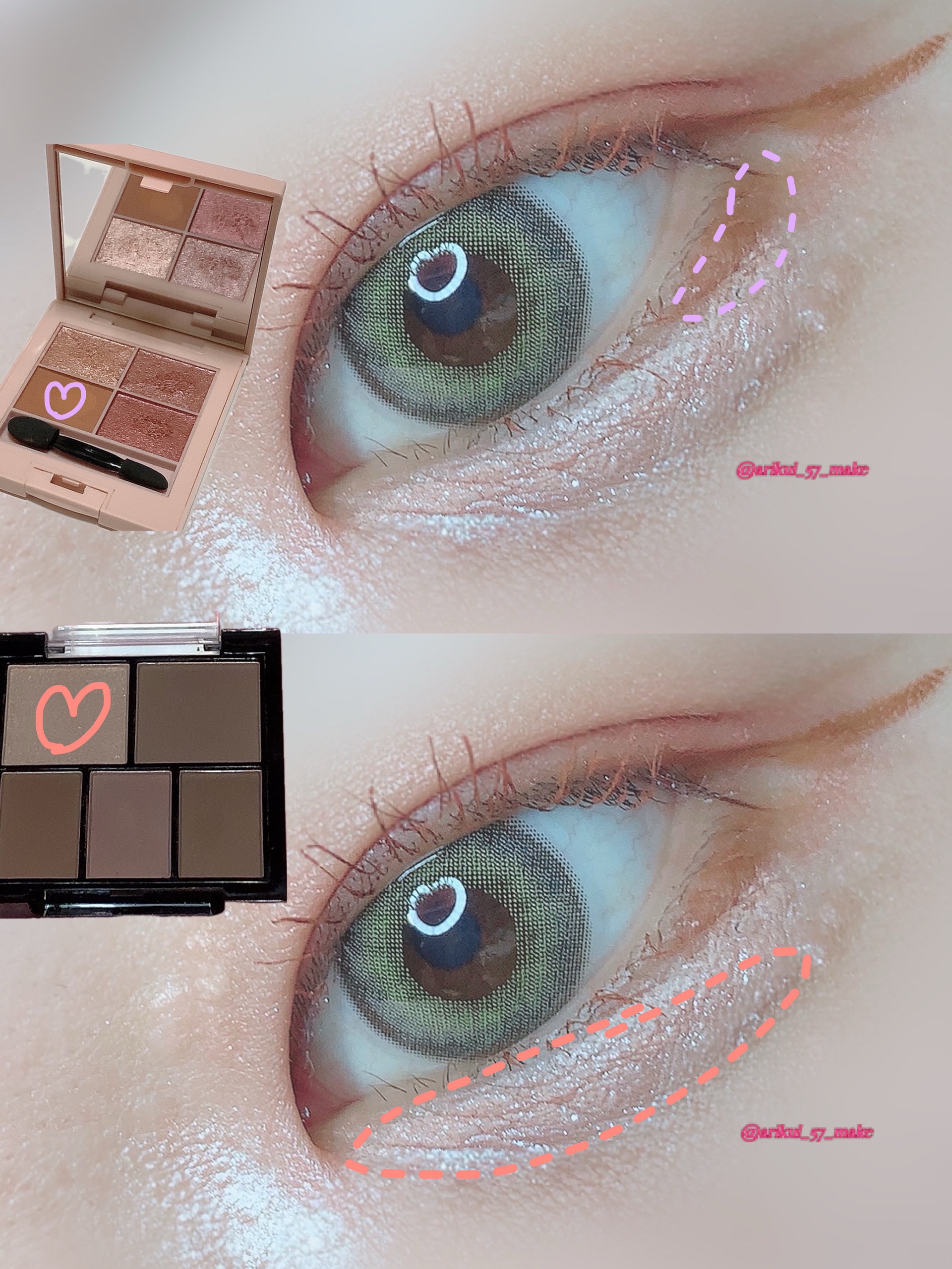 イロアソビ 4色アイパレット/iroasobi/アイシャドウパレットを使ったクチコミ（3枚目）