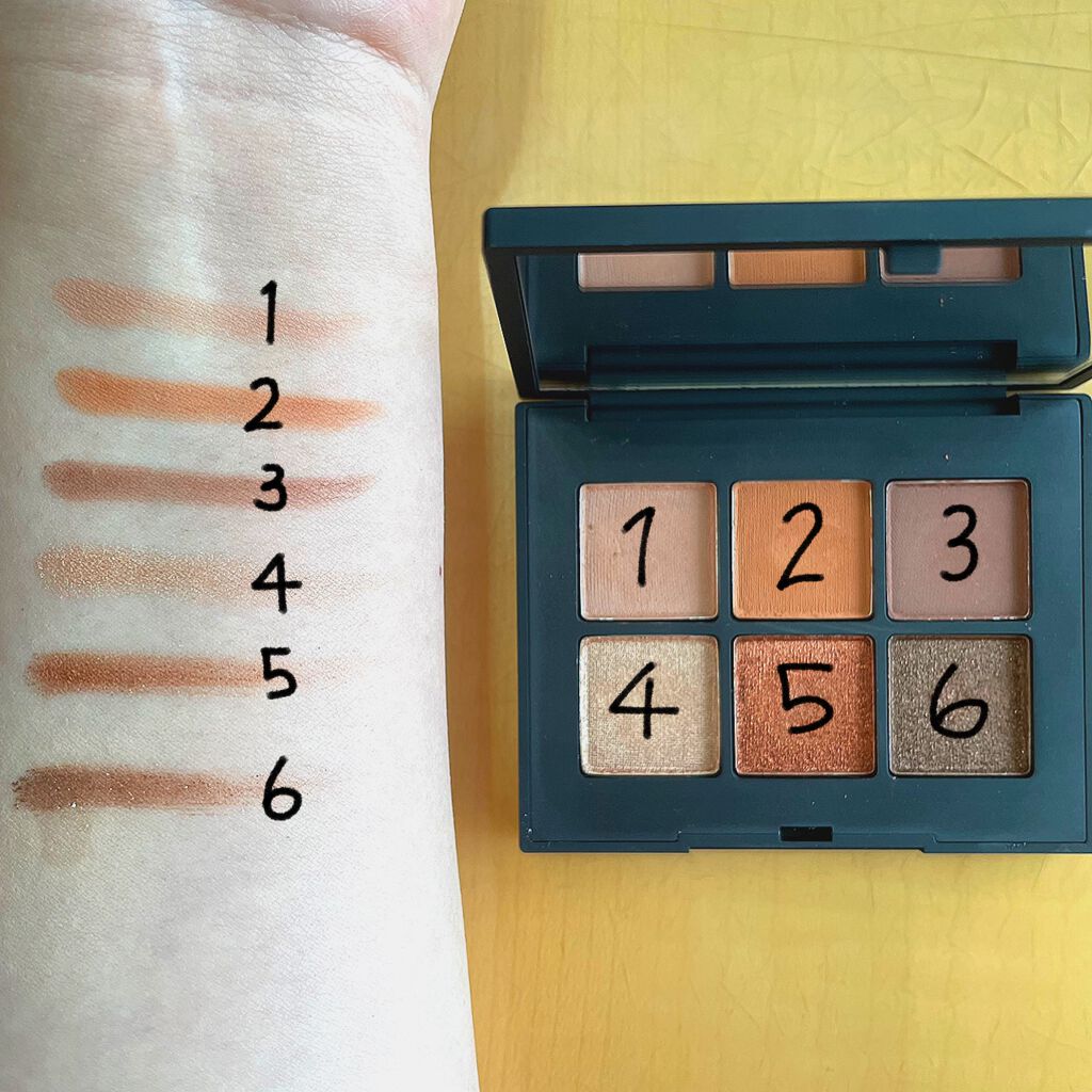 ヴォワヤジュールアイシャドウパレット/NARS/アイシャドウパレットを使ったクチコミ（2枚目）