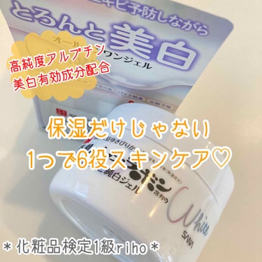 とろんと濃ジェル 薬用美白 N/なめらか本舗/オールインワン化粧品を使ったクチコミ（1枚目）