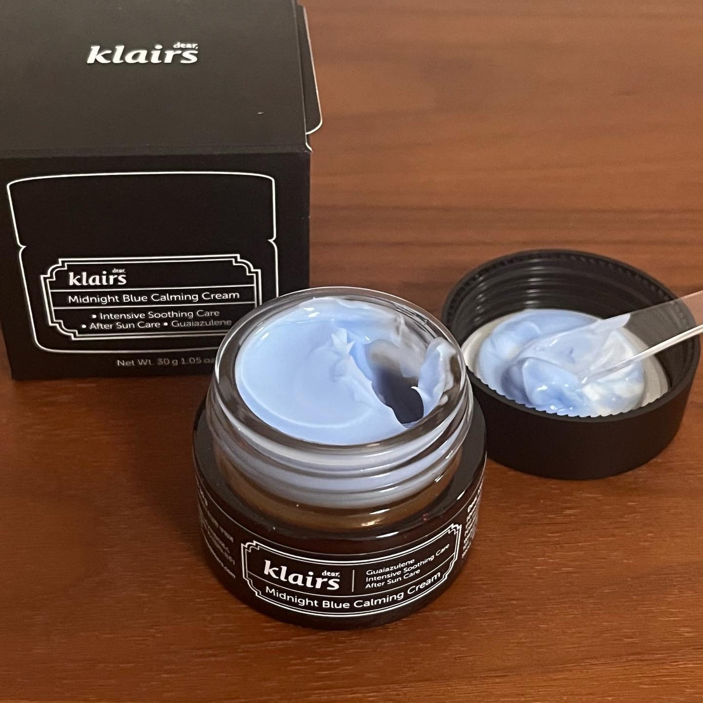 ミッドナイトブルーカーミングクリーム/Klairs/フェイスクリームを使ったクチコミ(2枚目)