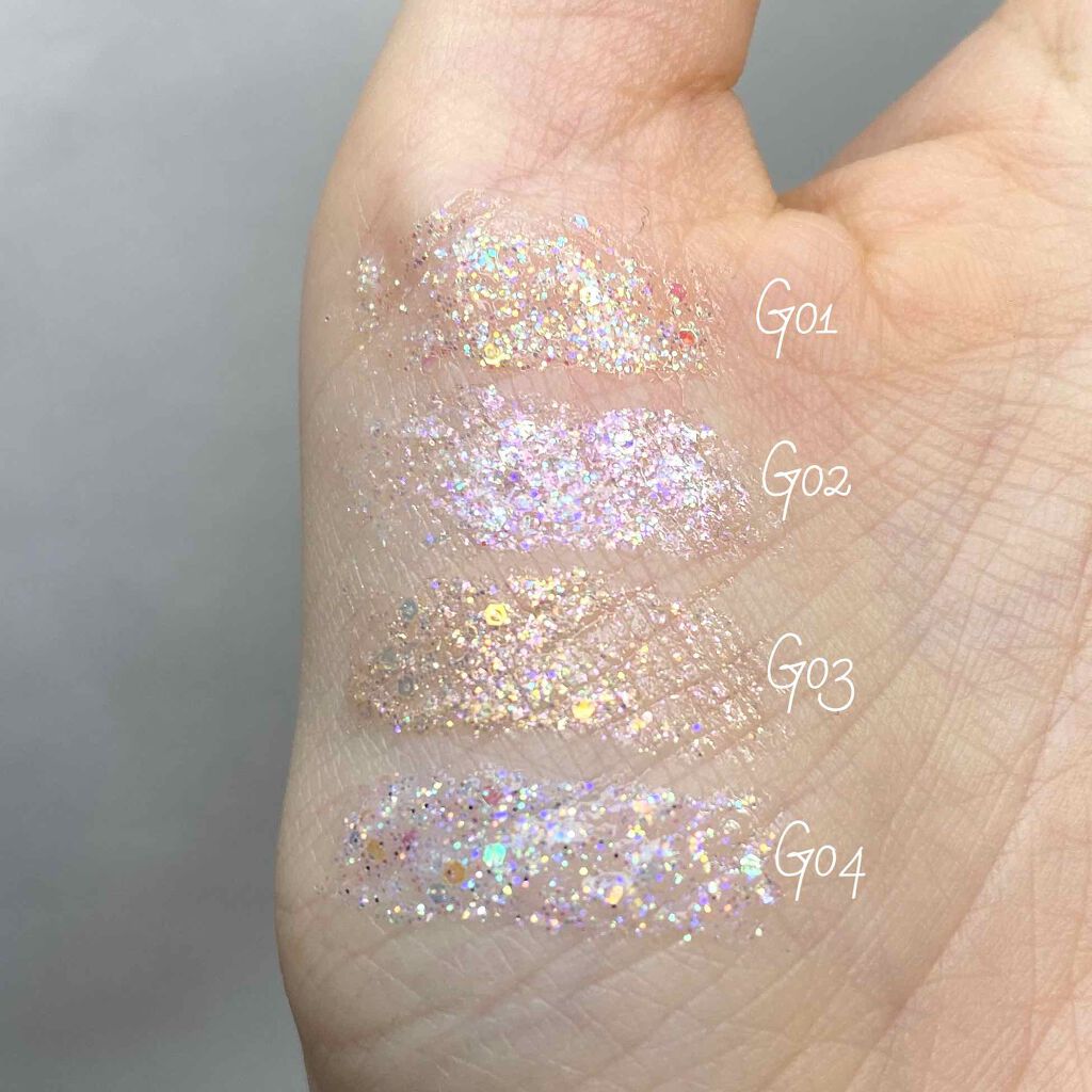 パールブリーアイグリッター/BLACK ROUGE/グリッターを使ったクチコミ(2枚目)