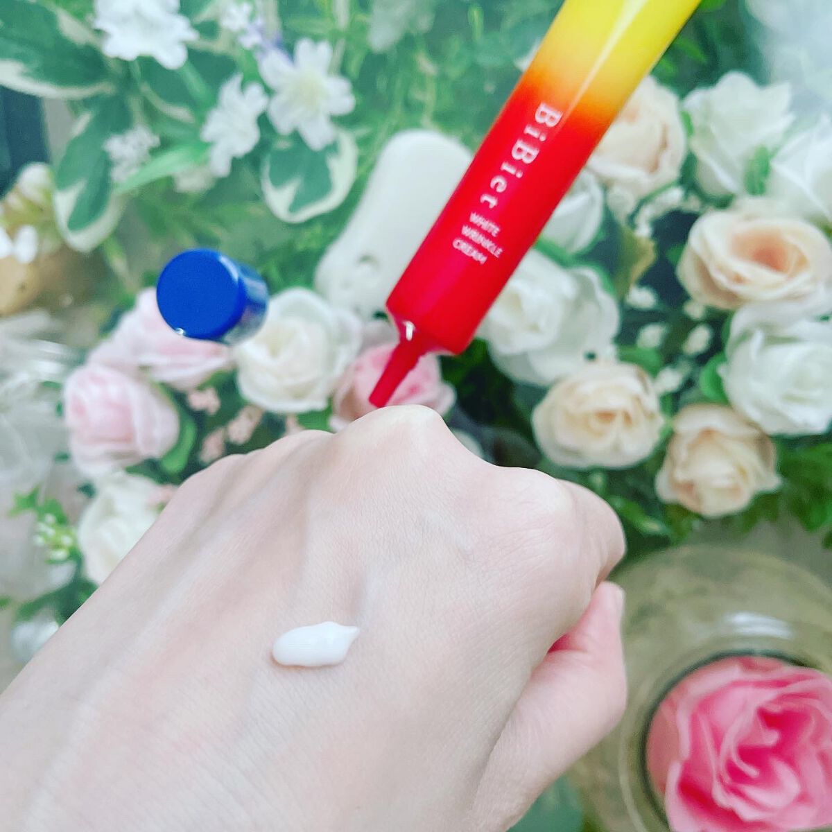 薬用ホワイトリンクルクリーム/ビビエット/フェイスクリームを使ったクチコミ（3枚目）