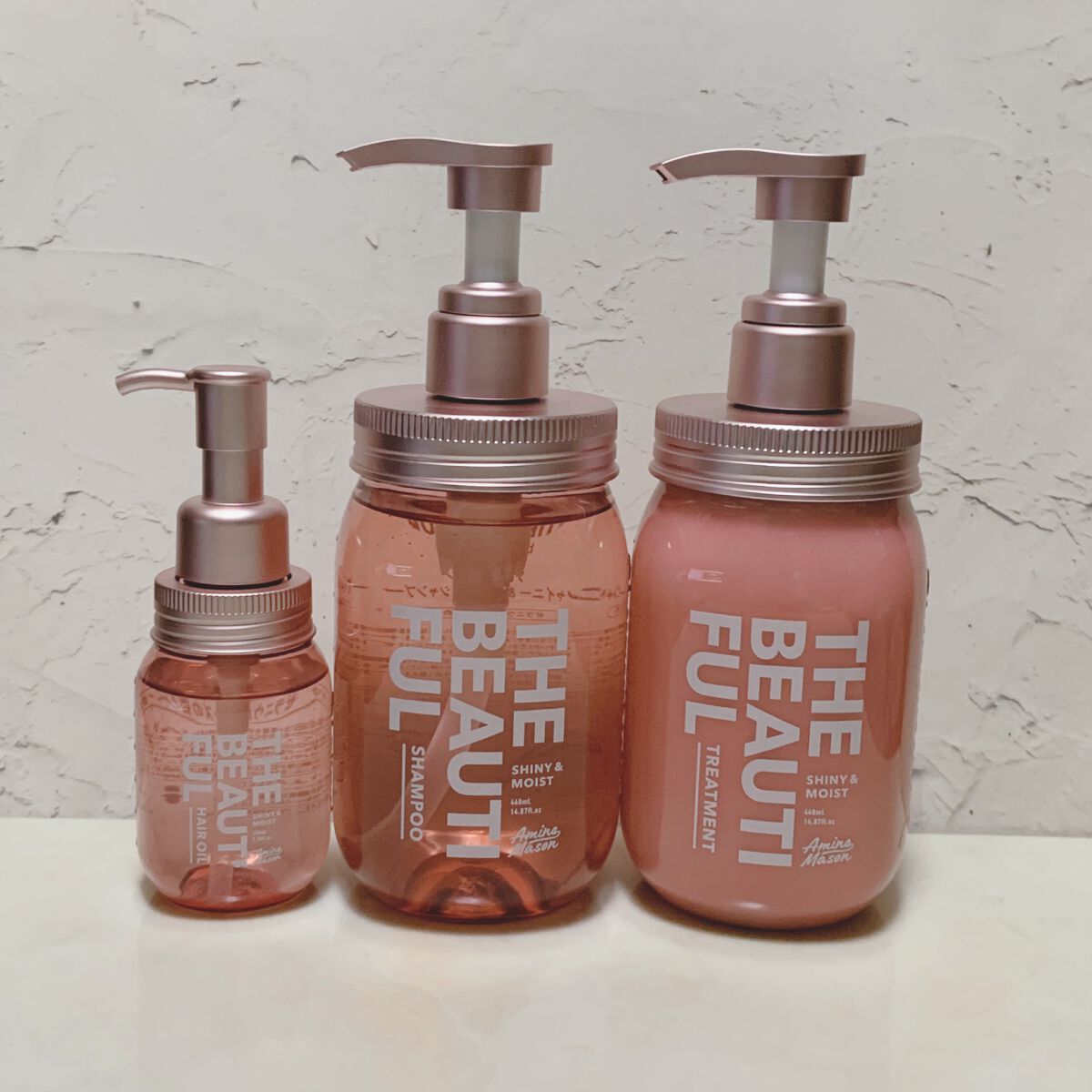 アミノメイソン シャイニー＆モイスト ヘアオイル/アミノメイソン/ヘアオイルを使ったクチコミ（2枚目）