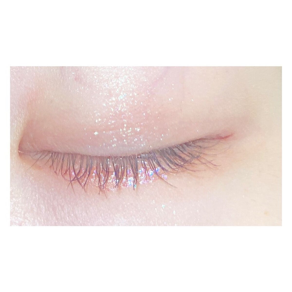 グリッター シャドウ カラー/rom&nd/グリッターを使ったクチコミ(4枚目)