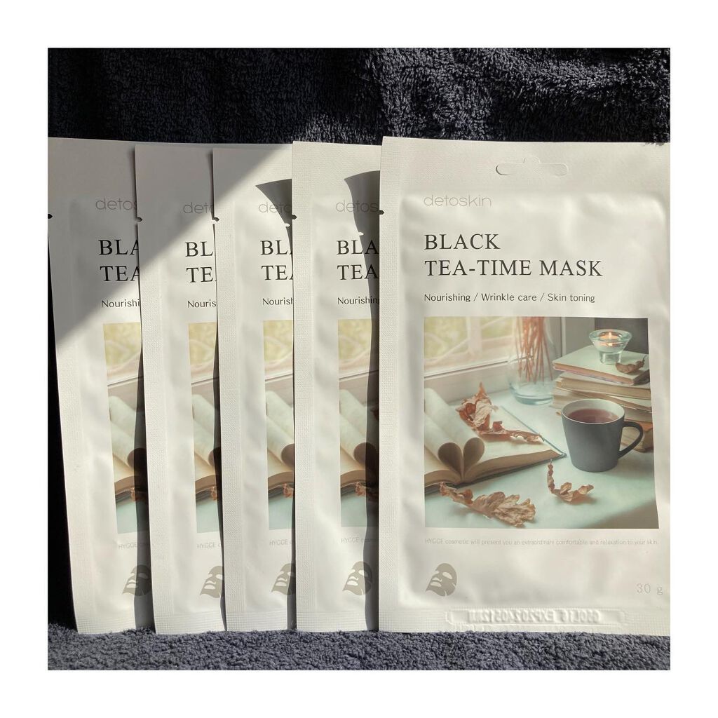 ブラックティータイムマスク/DETOSKIN/シートマスク・パックを使ったクチコミ（1枚目）