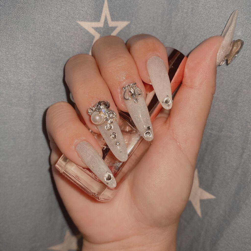 ジェルネイル(ライト対応)/セリア/ジェルネイルを使ったクチコミ(1枚目)