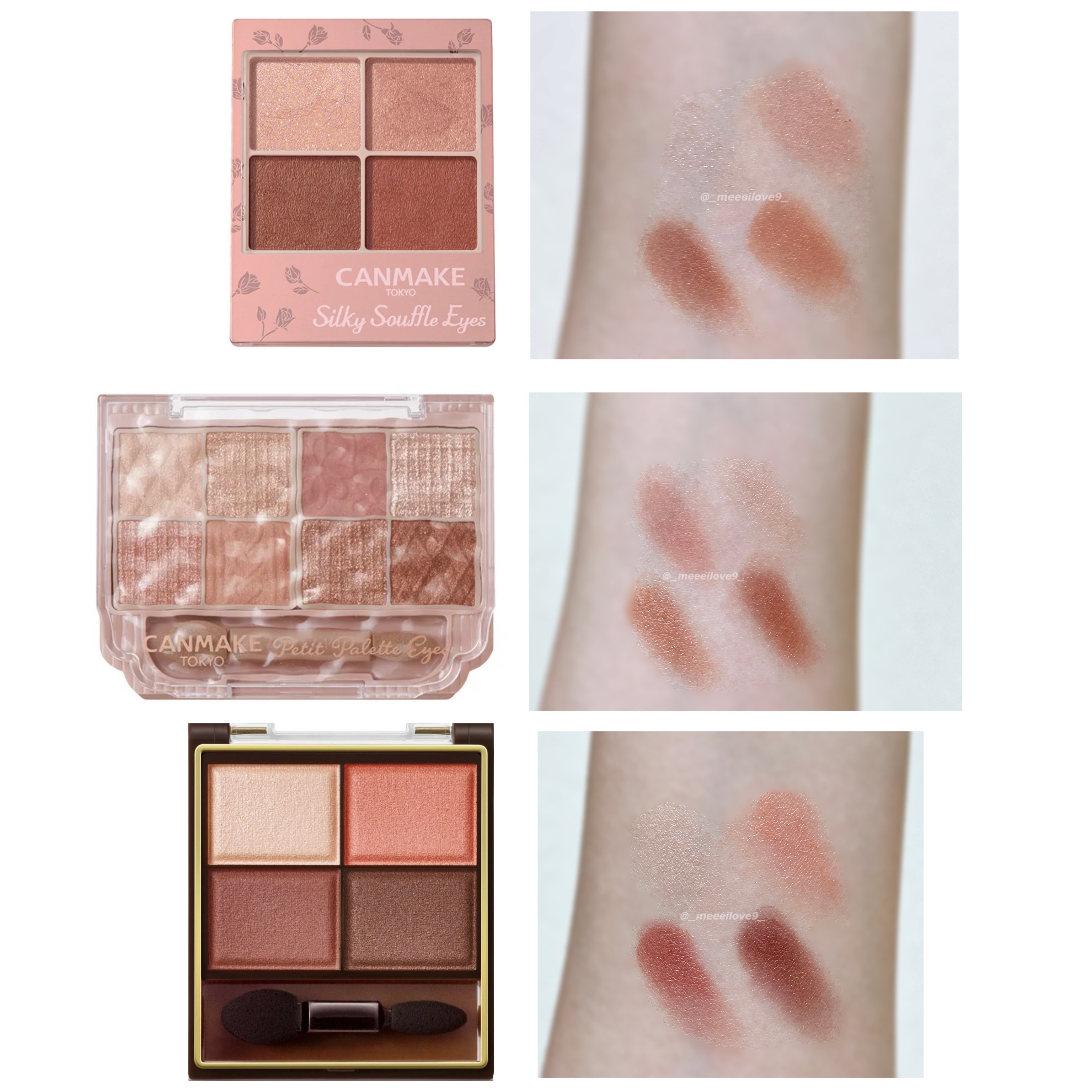 スキニーリッチシャドウ/excel/アイシャドウパレットを使ったクチコミ（3枚目）