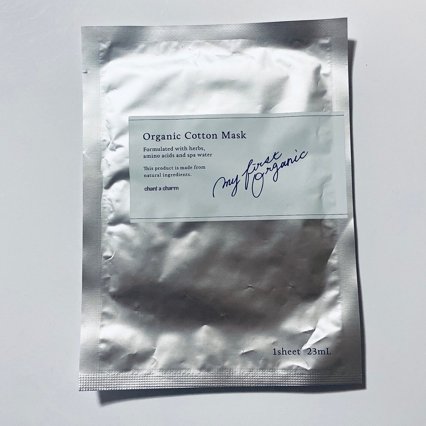 オーガニックコットンマスク/chant a charm /シートマスク・パックを使ったクチコミ(1枚目)