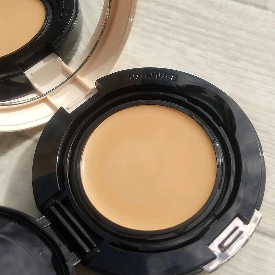 ドラマティッククッションジェリー/マキアージュ/クッションファンデーションを使ったクチコミ（2枚目）