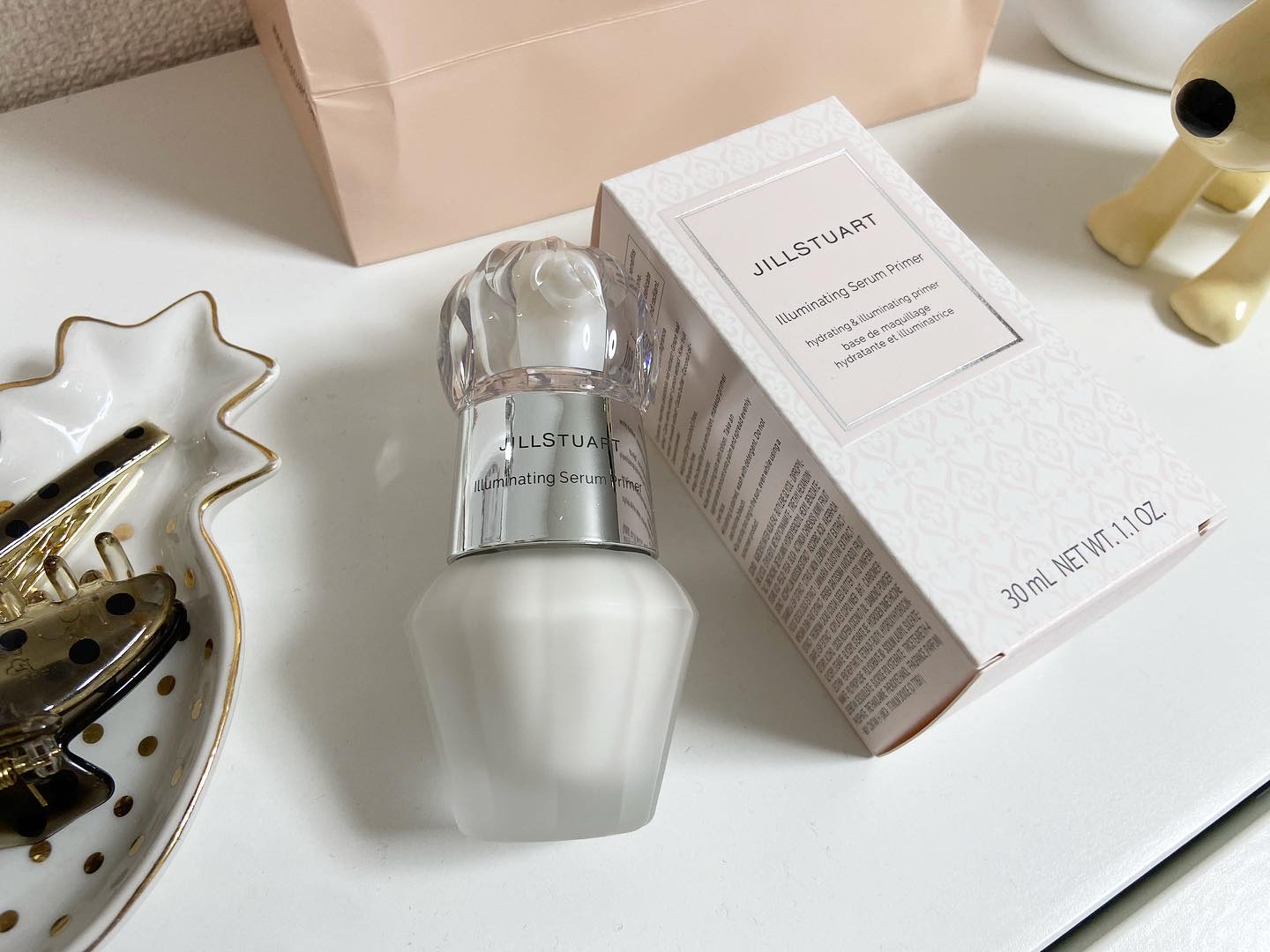 ジルスチュアート　イルミネイティング セラムプライマー/JILL STUART/化粧下地を使ったクチコミ（1枚目）