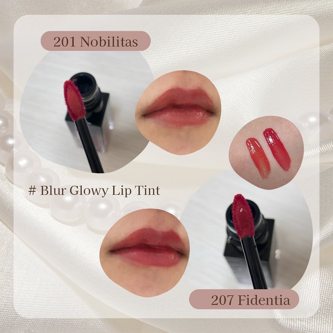 ブラーグロイリップティント 207 フィデンティア/Dinto/リップティントを使ったクチコミ（2枚目）