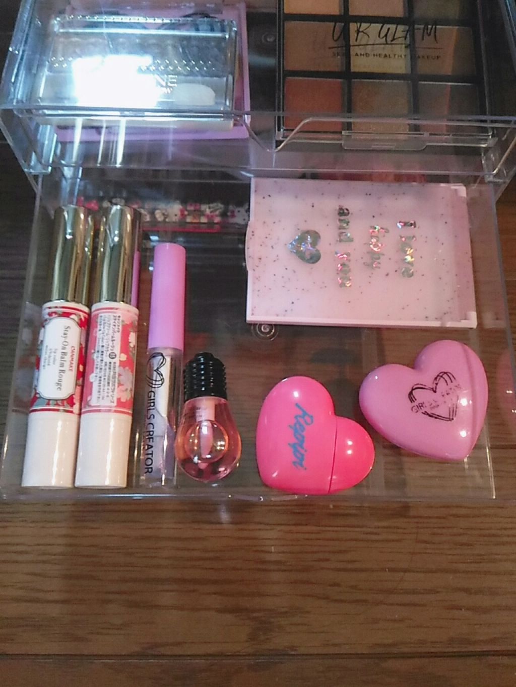 3段式クリアーケース/DAISO/その他化粧小物を使ったクチコミ（3枚目）