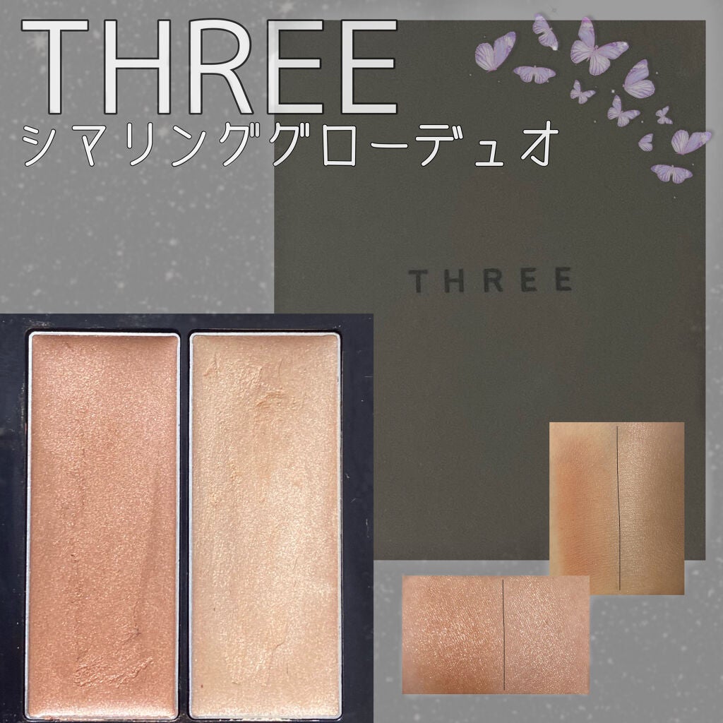 THREE シマリング グロー デュオ/THREE/クリームハイライトを使ったクチコミ(1枚目)