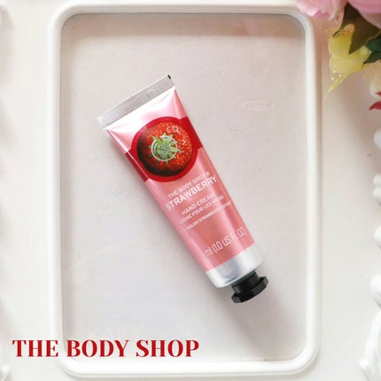 ハンドクリーム ストロベリー/THE BODY SHOP/ハンドクリームを使ったクチコミ(1枚目)