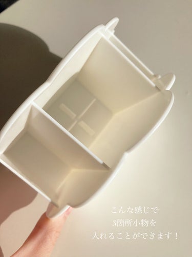 DAISO コスメ収納のクチコミ「〘 Seriaの優秀収納 〙



       ⸜  100円で可愛すぎる…  ⸝‍


見.....」（3枚目）