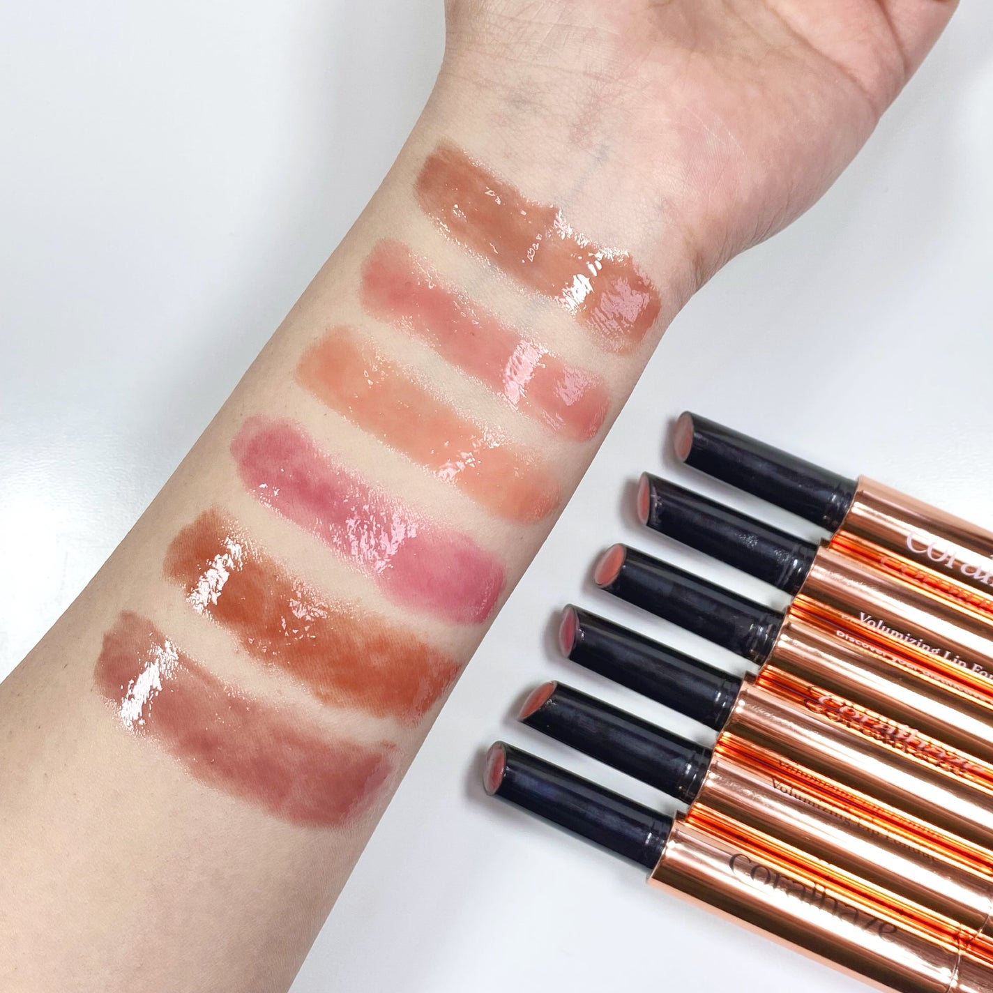 ボリューマイジングフォンデュリップ/Coralhaze/口紅を使ったクチコミ(6枚目)