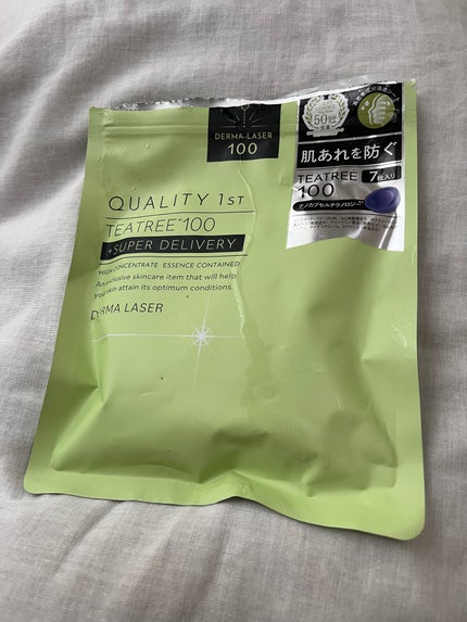ダーマレーザー スーパーTEATREE100マスク/クオリティファースト/シートマスク・パックを使ったクチコミ(1枚目)