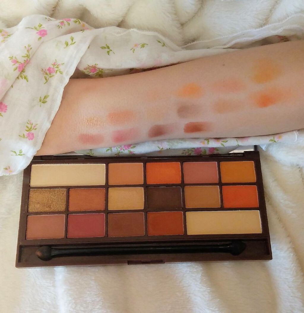 アイラブチョコレート/MAKEUP REVOLUTION/アイシャドウパレットを使ったクチコミ(2枚目)