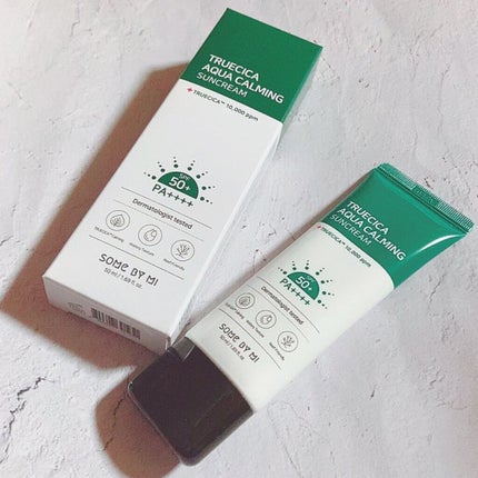 TRUECICA アクアカーミング日焼け止め/SOME BY MI/日焼け止めクリームを使ったクチコミ(4枚目)