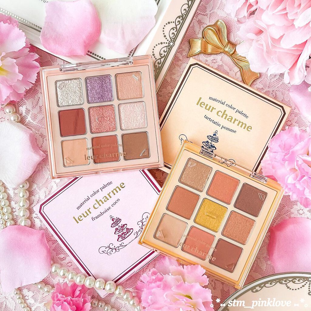 マテリアルカラーパレット/leur charme/アイシャドウパレットを使ったクチコミ（1枚目）