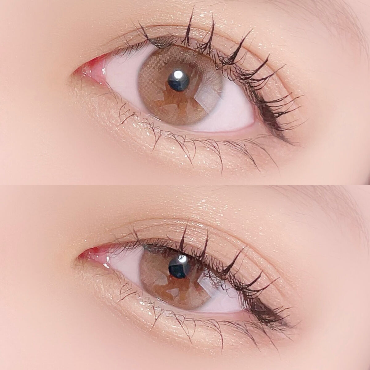 Dewy Kristin Monthly - ブラウン/Hapa kristin/カラーコンタクトレンズを使ったクチコミ（3枚目）