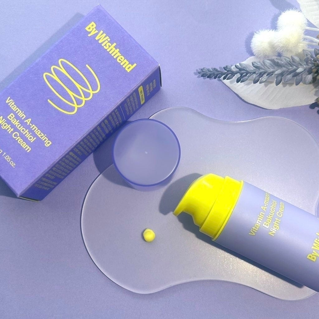 ビタミンA-mazingバクチオールナイトクリーム/By Wishtrend/フェイスクリームを使ったクチコミ(3枚目)