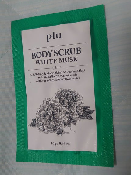 オリジナルボディスクラブ ホワイトムスク/plu/ボディスクラブを使ったクチコミ(1枚目)