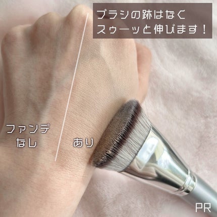 マルチファンデブラシ /ロージーローザ/メイクブラシを使ったクチコミ(4枚目)