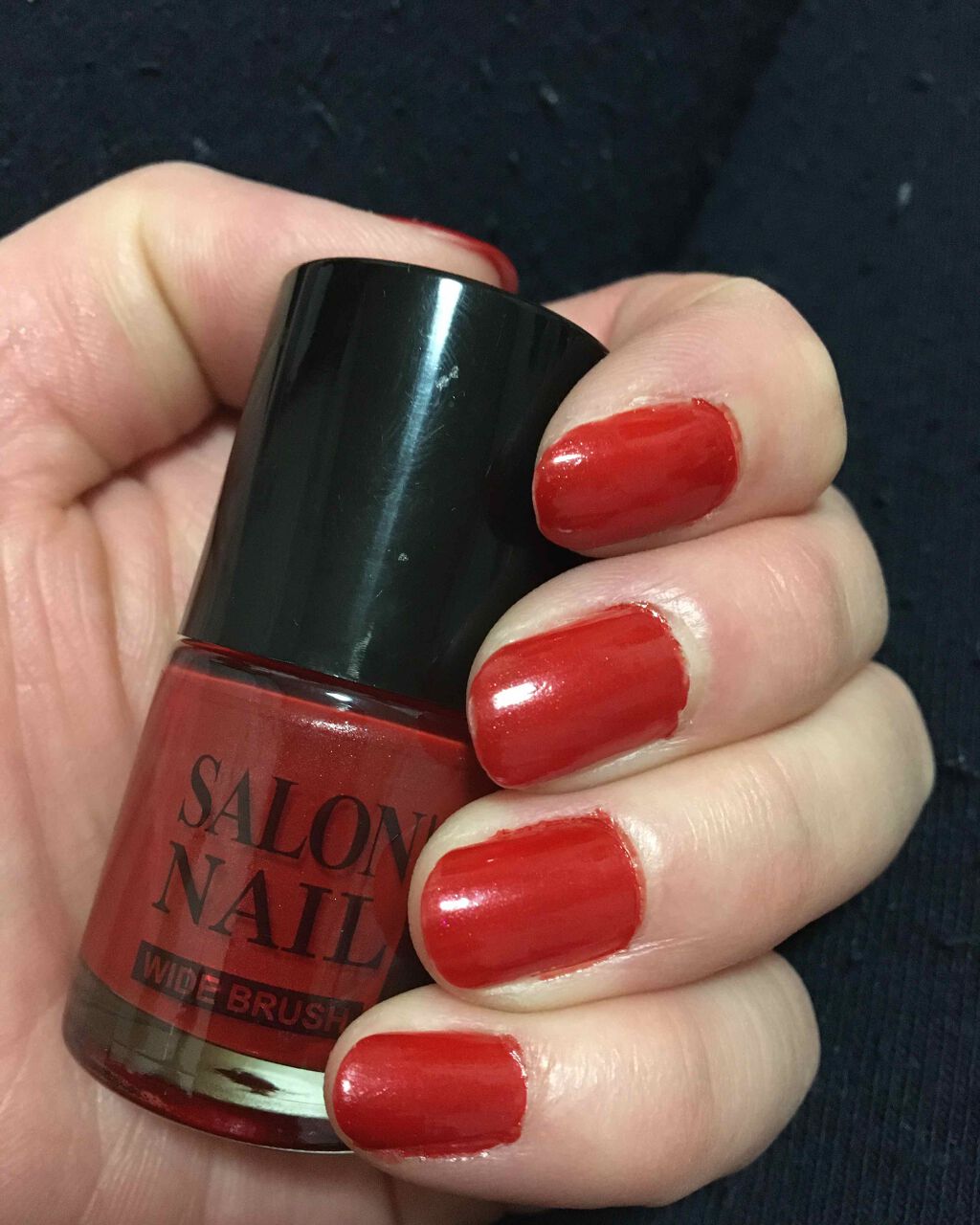 AT サロンネイルエナメル 11ダークレッド/Art Collection/マニキュアを使ったクチコミ（3枚目）